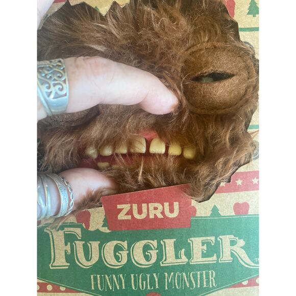 ZURU Fuggler Funny Ugly Monster Festive Fugs Brown Reindeer - Picture 2 of 5